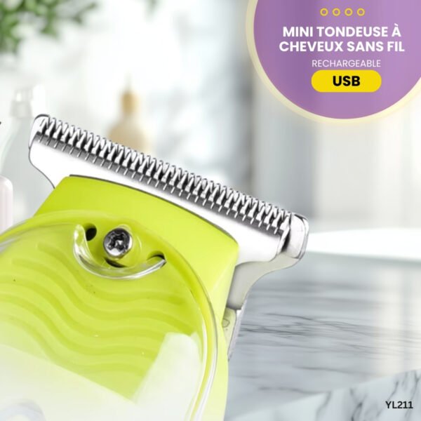 Mini Tondeuse À Cheveux sans Fil YL211 – Image 4