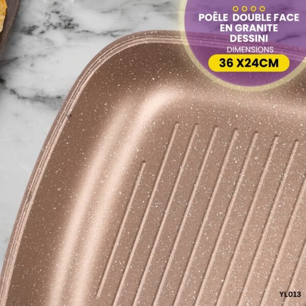 Poêle Magic - Double Face Daisini  YL013 – Image 3