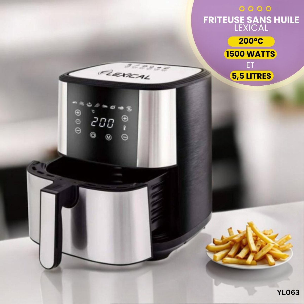 Friteuse Sans Huile LEXICAL YL063