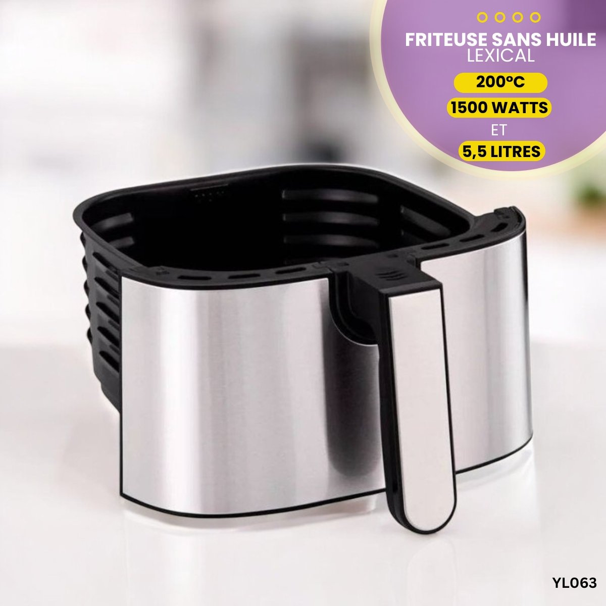 Friteuse Sans Huile LEXICAL YL063 – Image 2