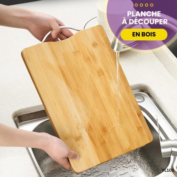 Planche à découper en bois YL101 – Image 2