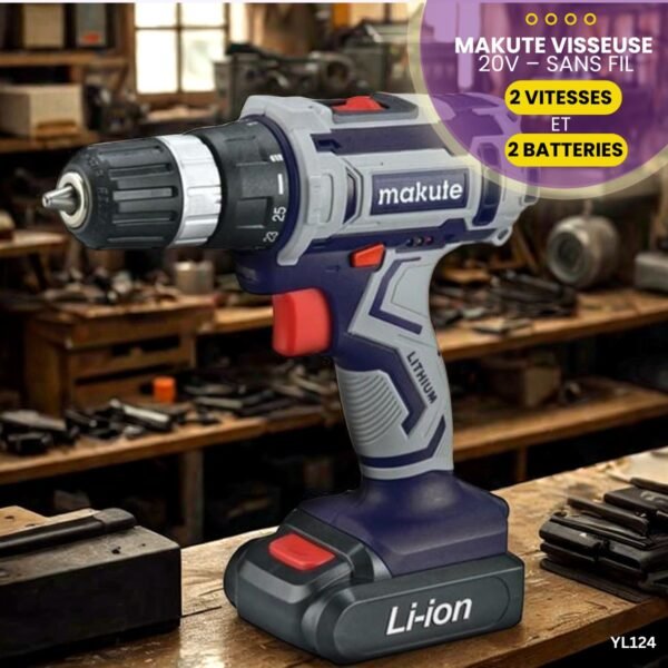 Makute Visseuse 20V - Sans fil YL124 – Image 4