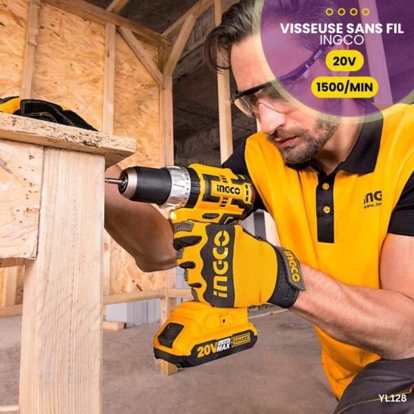 Visseuse Sans Fil 20V INGCO YL128 – Image 2