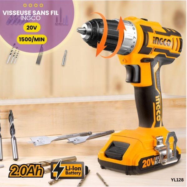 Visseuse Sans Fil 20V INGCO YL128