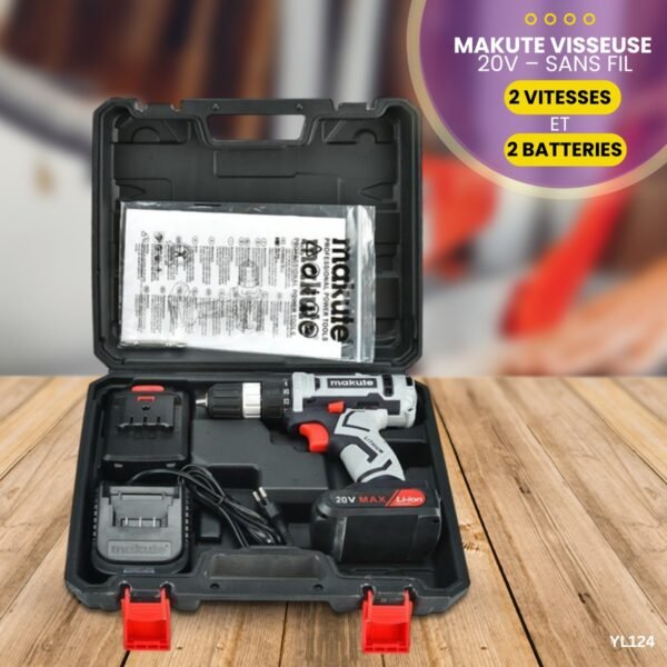 Makute Visseuse 20V - Sans fil YL124