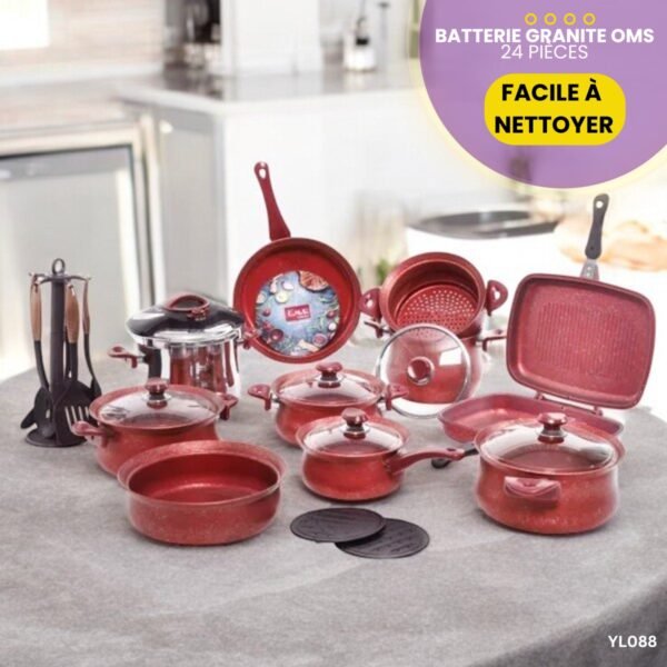 Batterie granite OMS 24 pièces YL088