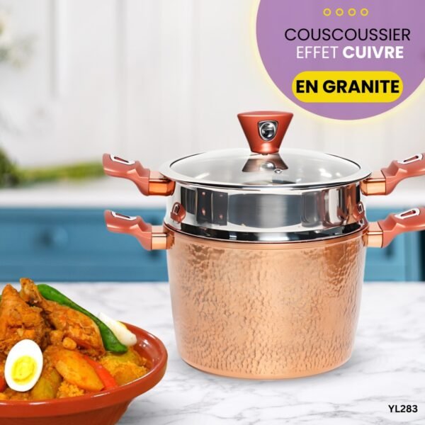 Couscoussier Mixstar Granit effet cuivre YL283