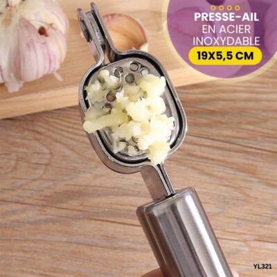 Presse-ail en acier inoxydable YL321