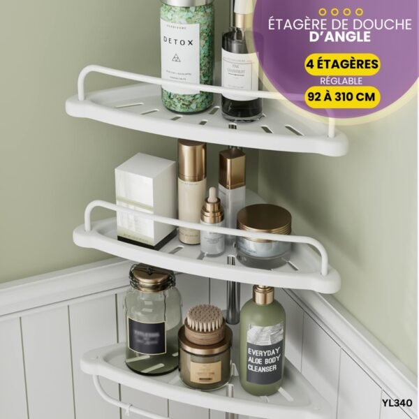 Étagère de douche d'angle YL340 – Image 2