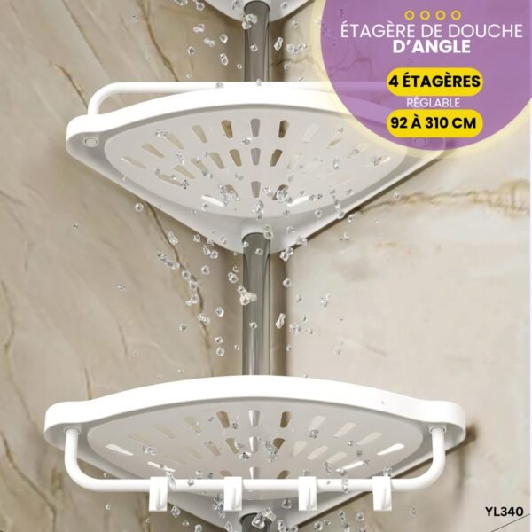 Étagère de douche d'angle YL340 – Image 4