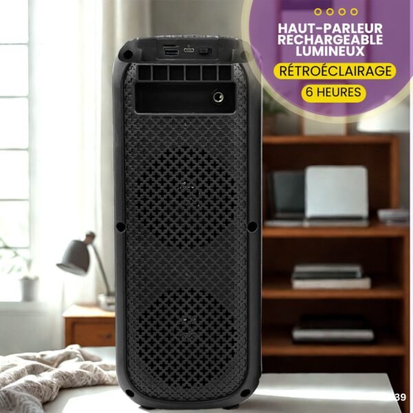 Haut-parleur Rechargeable Lumineux YL339 – Image 4