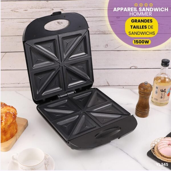 Appareil sandwich HOMMER YL345 – Image 4