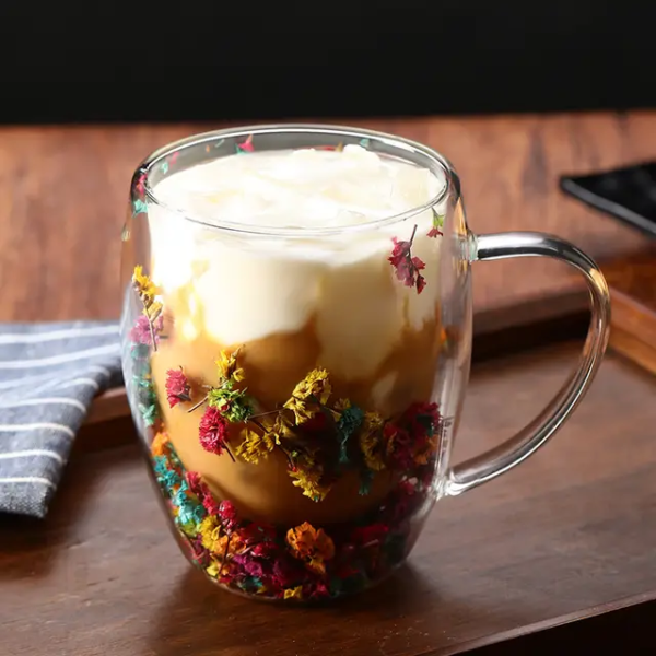 Tasse en verre double paroi YL348 – Image 5
