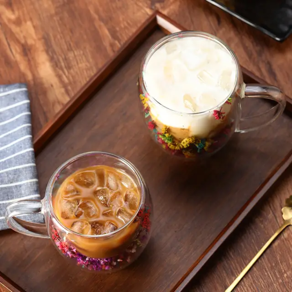 Tasse en verre double paroi YL348 – Image 4
