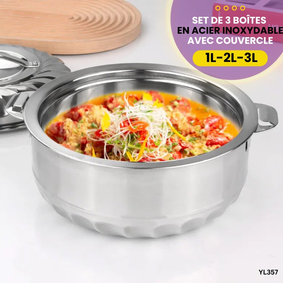 3 Bols thermique YL357 – Image 3