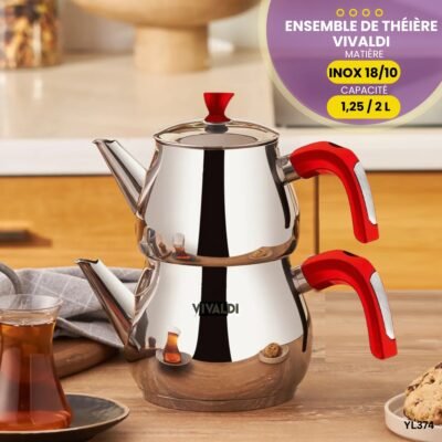 Ensemble De Théière Inox YL374