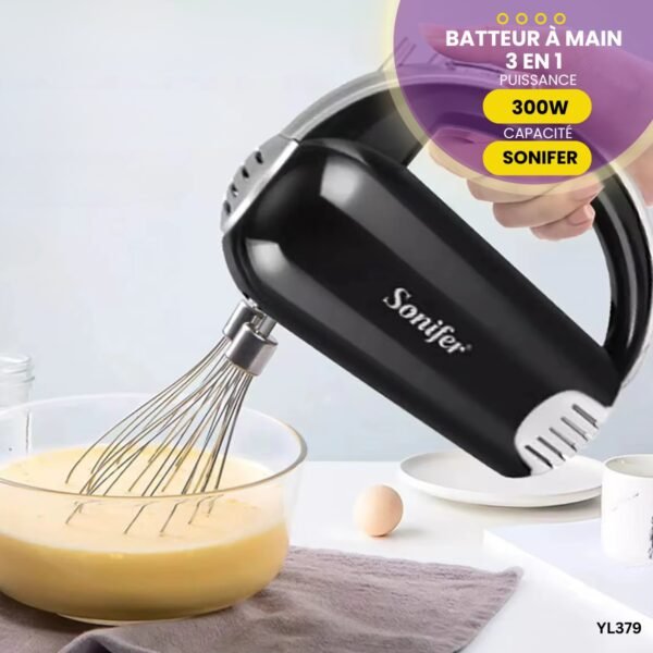 Batteur à main électrique 3 en 1 SONIFER YL379 – Image 2