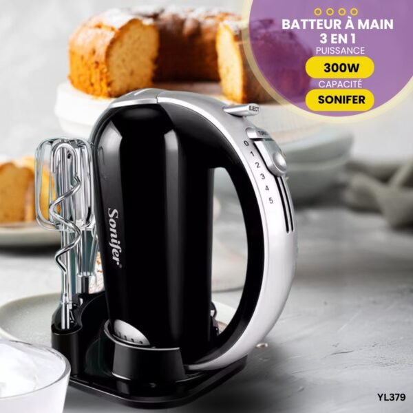 Batteur à main électrique 3 en 1 SONIFER YL379