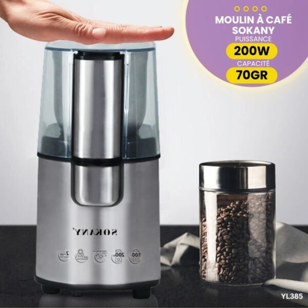 Moulin à café électrique SOKANY YL385 – Image 5