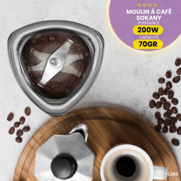 Moulin à café électrique SOKANY YL385 – Image 3
