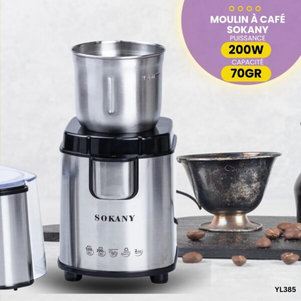 Moulin à café électrique SOKANY YL385 – Image 2