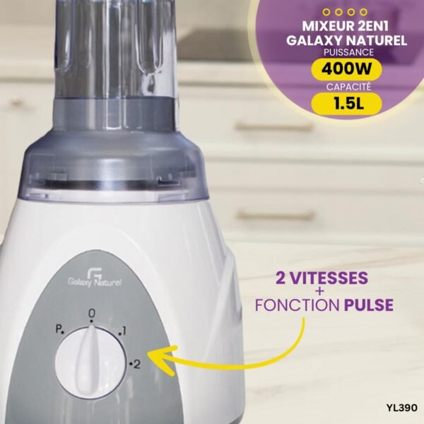 MIXEUR 2EN1 Galaxy Naturel YL390 – Image 5