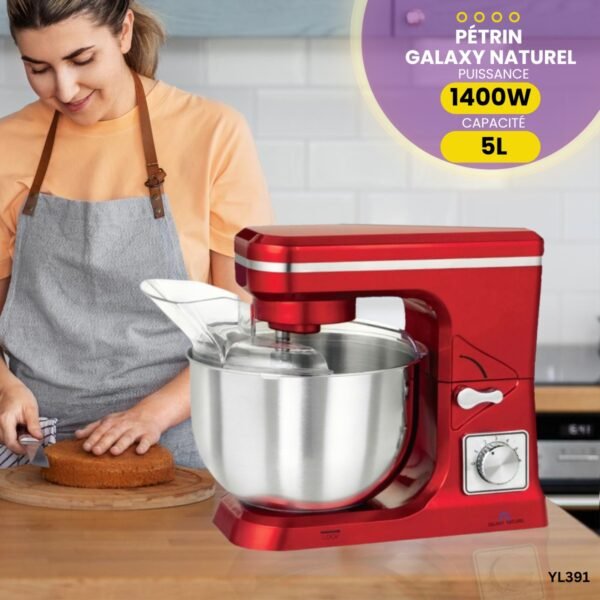 Robot Pétrin GALAXY NATUREL 5L YL391 – Image 2