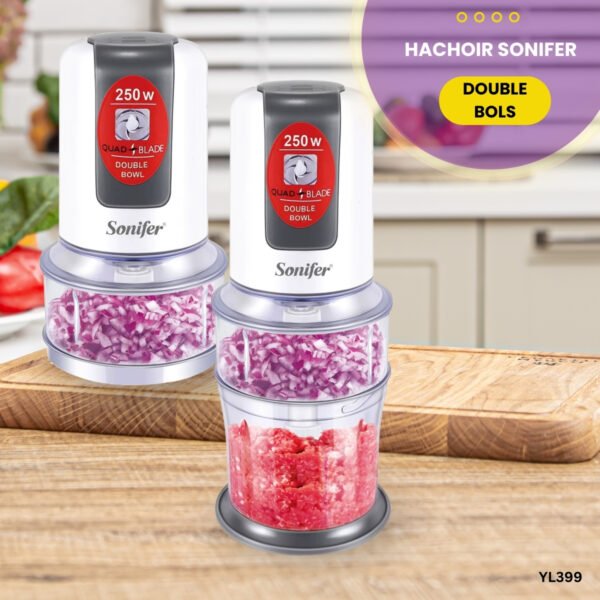 Hachoir double électrique SONIFER YL399 – Image 4