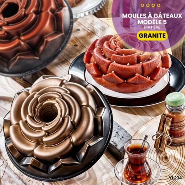 Moules à gâteaux granite YL234 – Image 5