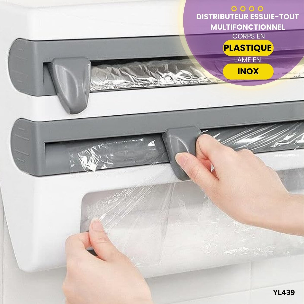 Distributeur essuie-tout multifonctionnel YL439 – Image 6