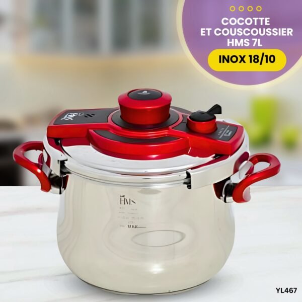 cocotte et couscoussier 2 en1 HMS YL467 – Image 2