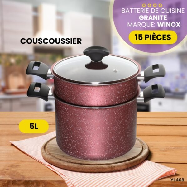 Batterie de cuisine 15 Pièces WINOX YL468 – Image 5