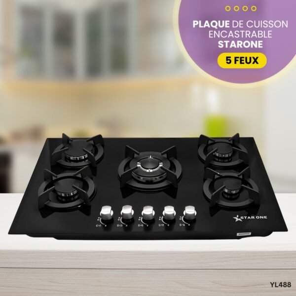 Plaque De Cuisson Encastrable STARONE 5 Feux YL488 – Image 4