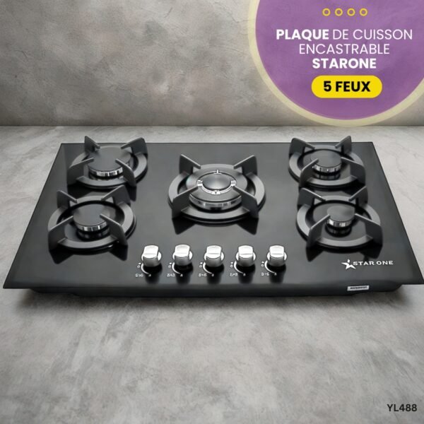 Plaque De Cuisson Encastrable STARONE 5 Feux YL488