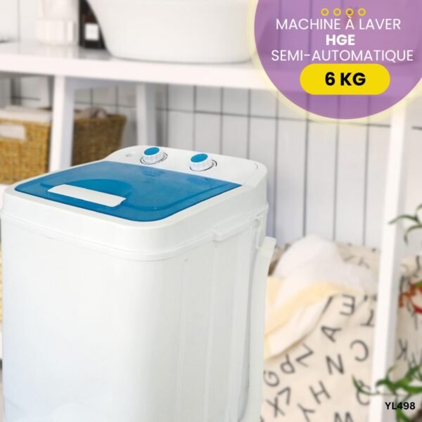 Lave Linge Semi-Automatique HGE 6kg YL498 – Image 5