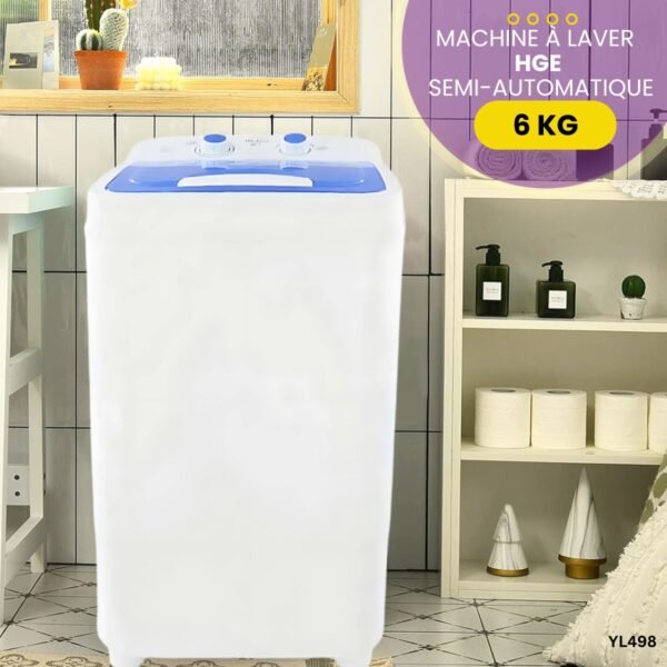 Lave Linge Semi-Automatique HGE 6kg YL498