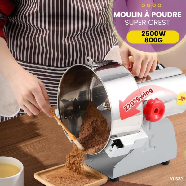 Moulin à poudre Super Crest 800g YL522 – Image 3