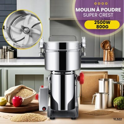 Moulin à poudre Super Crest 800g YL522