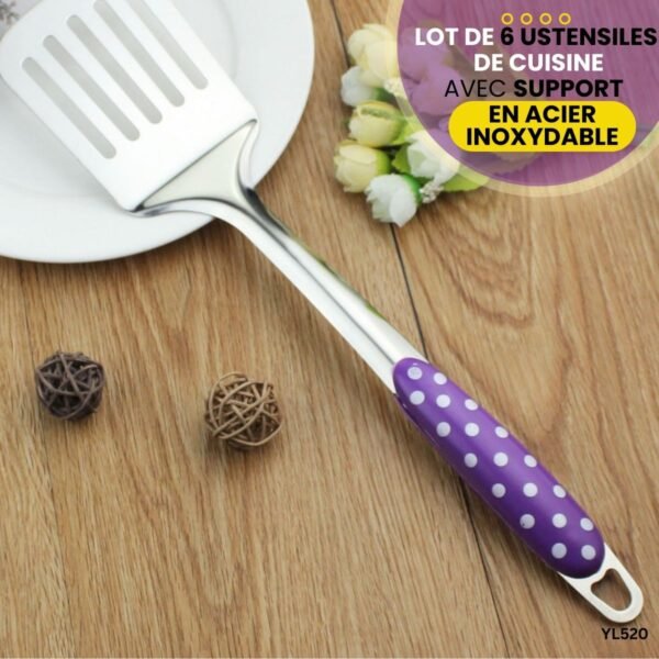 Lot de 6 ustensiles de cuisine Avec Support YL520 – Image 4