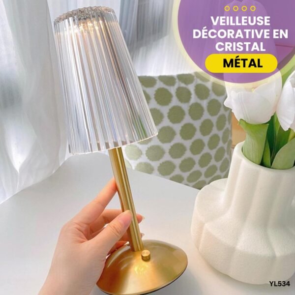 Veilleuse décorative en cristal YL534 – Image 3