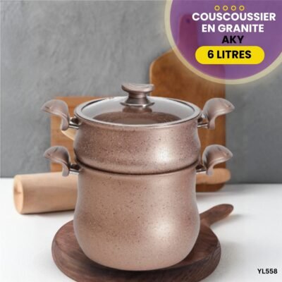 Couscoussier en Granite AKY 6 Litres YL558
