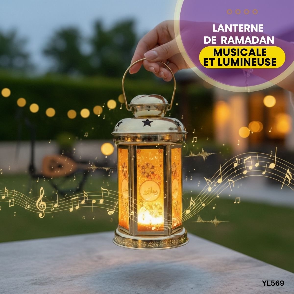 Lanterne Musicale et Lumineuse du Ramadan YL569