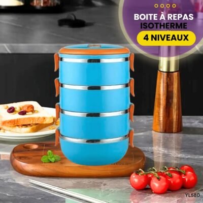 Boite à Repas 4 Niveaux Isotherme YL580
