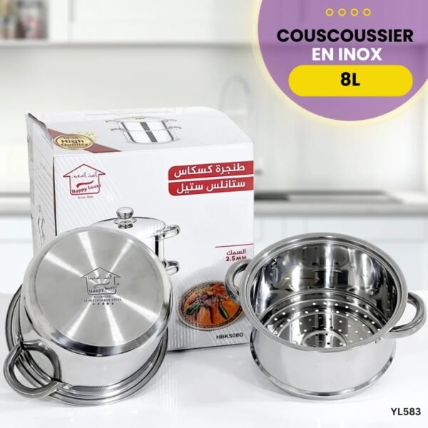 Couscoussier En Inox 8L YL583
