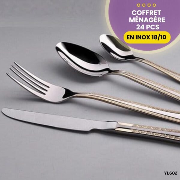 Coffret ménagère24 pcs YL602 – Image 3
