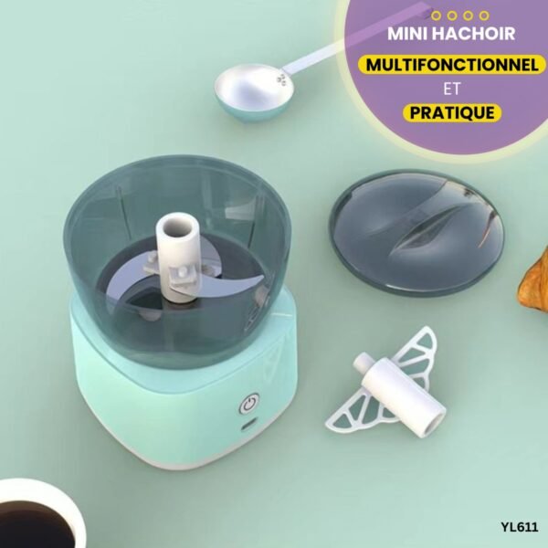 Mini Hachoir Électrique Sans Fil YL611