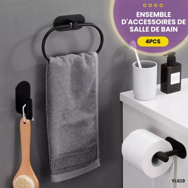 Ensemble d'accessoires de salle de bain 4PCS YL619 – Image 3