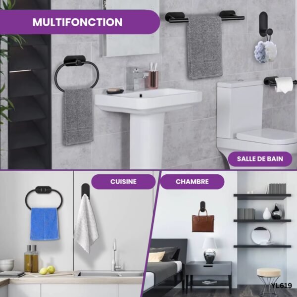 Ensemble d'accessoires de salle de bain 4PCS YL619 – Image 5