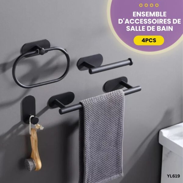 Ensemble d'accessoires de salle de bain 4PCS YL619