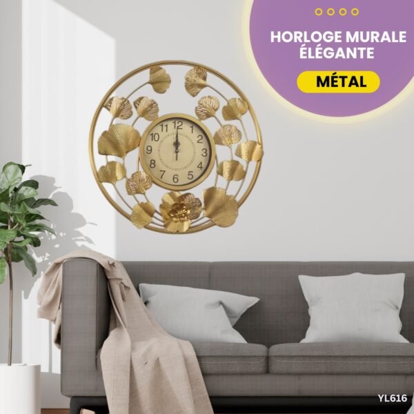 Horloge murale élégante YL616